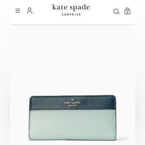 Darcy Large Slim Bifold Wallet, Color: Seawater Multi